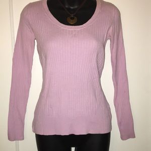 Lavender Ribbed Sweater
